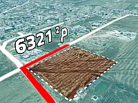 أرض للبيع جنوب سراقب 6321م² قريبة من الاستراد بسعر مغري